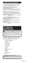 Preview for 33 page of Makita DVC261ZX4 Instruction Manual