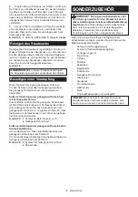 Preview for 77 page of Makita DVC261ZX4 Instruction Manual