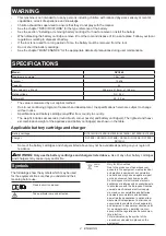 Preview for 2 page of Makita DVC560PT2 Instruction Manual