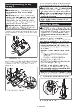 Preview for 8 page of Makita DVC560PT2 Instruction Manual