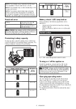 Preview for 11 page of Makita DVC560PT2 Instruction Manual