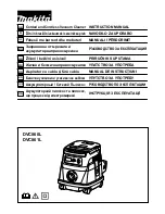 Makita DVC860L Instruction Manual preview