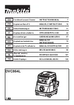 Makita DVC864L Instruction Manual preview