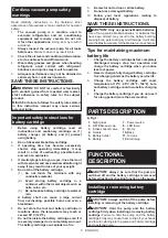 Preview for 6 page of Makita DVP180 Instruction Manual