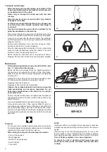 Preview for 8 page of Makita EA5600F Instruction Manual