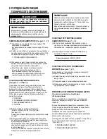 Preview for 263 page of Makita EG241A Instructions For Use Manual