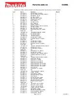 Preview for 14 page of Makita EX Series G4300L Parts Breakdown