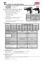 Makita FS2700 Repair Manual preview