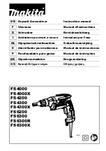 Preview for 1 page of Makita FS6200 Instruction Manual