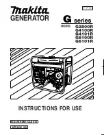 Preview for 1 page of Makita G2800R Instructions For Use Manual