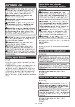 Preview for 100 page of Makita GA005G Instruction Manual