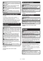 Preview for 124 page of Makita GA005G Instruction Manual