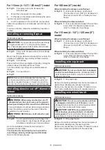 Preview for 15 page of Makita GA006G Instruction Manual