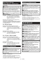 Preview for 102 page of Makita GA006G Instruction Manual