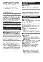 Preview for 111 page of Makita GA035GZ Instruction Manual