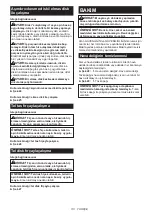 Preview for 113 page of Makita GA035GZ Instruction Manual