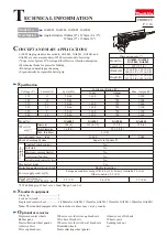 Makita GA4041 Technical Information preview