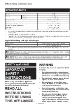 Preview for 2 page of Makita GCV06 Instruction Manual