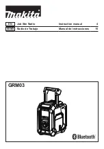 Makita GRM03 Instruction Manual preview