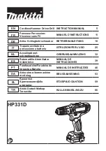 Makita HP331DSMJ Instruction Manual preview