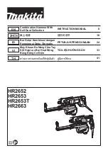 Makita HR2653T Instruction Manual preview