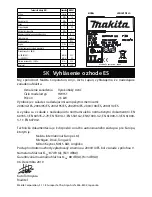 Preview for 86 page of Makita HW 151 Manual