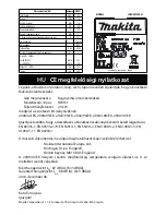 Preview for 106 page of Makita HW 151 Manual