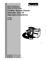 Preview for 1 page of Makita LXCV01 Instruction Manual