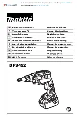 Preview for 1 page of Makita LXT DFS452Z Instruction Manual