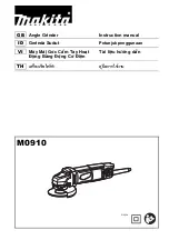 Makita M0910 Instruction Manual preview