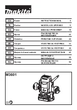 Makita M3601 Instruction Manual preview