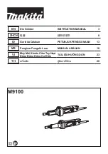 Makita M9100G Instruction Manual preview