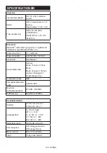 Preview for 100 page of Makita MR006G Instruction Manual