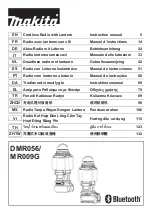 Preview for 1 page of Makita MR009G Instruction Manual