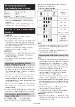 Preview for 8 page of Makita MR009G Instruction Manual