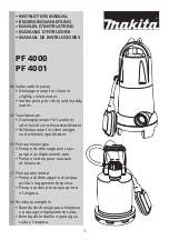 Makita PF 4000 Instruction Manual preview