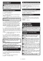 Preview for 19 page of Makita PM001G Instruction Manual