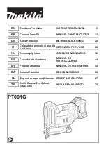 Preview for 1 page of Makita PT001GZ01 Instruction Manual