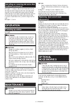 Preview for 8 page of Makita PW5001C Instruction Manual