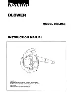 Preview for 1 page of Makita RBL250 Instruction Manual