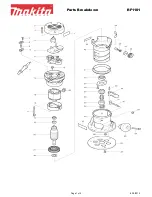 Makita RF110 Parts Breakdown preview