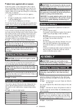 Preview for 21 page of Makita RT001G Instruction Manual