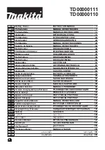 Makita TD00000111 Instruction Manual preview