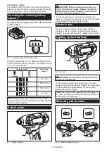 Preview for 5 page of Makita TD110DZ Instruction Manual