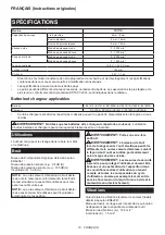 Preview for 10 page of Makita TD111DY1J Instruction Manual