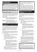 Preview for 44 page of Makita TL064D Instruction Manual