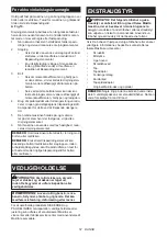 Preview for 57 page of Makita TL064D Instruction Manual