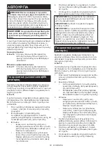 Preview for 63 page of Makita TL064D Instruction Manual