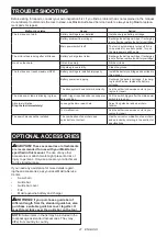 Preview for 21 page of Makita UA003GZ Instruction Manual