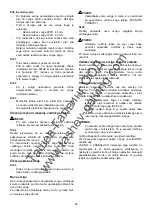 Preview for 29 page of Makita UC3041A Instruction Manual